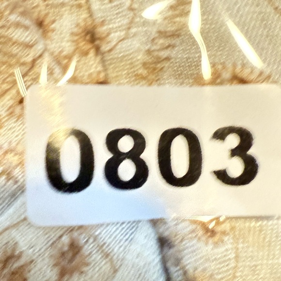 Solitaire Cream Long Sleeve Dress with Floral Details - Picture 10 of 10